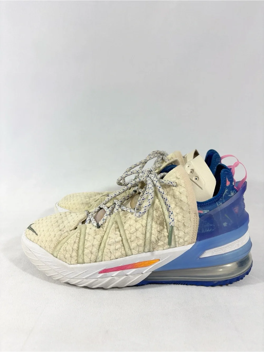 Nike LeBron James 18 Los Angeles By Day GOAT Vision Shoe Women 9 Men 8 **